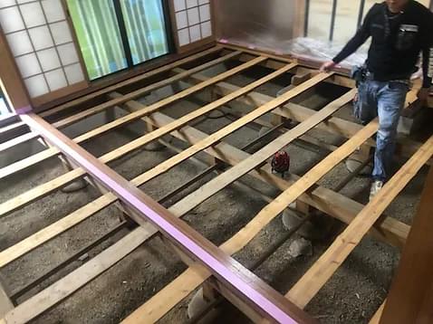 M様邸畳からフローリング