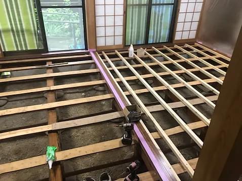 M様邸畳からフローリング