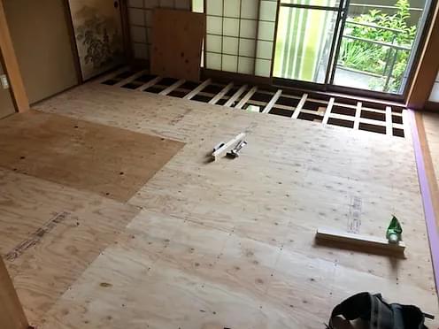 M様邸畳からフローリング