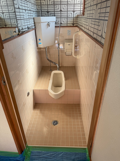 タイトル和式トイレから洋式化トイレ工事