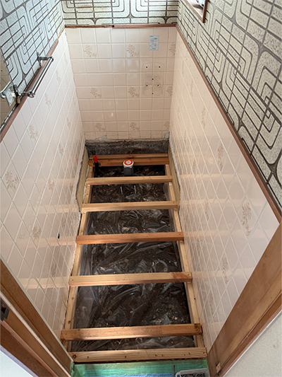 タイトル和式トイレから洋式化トイレ工事