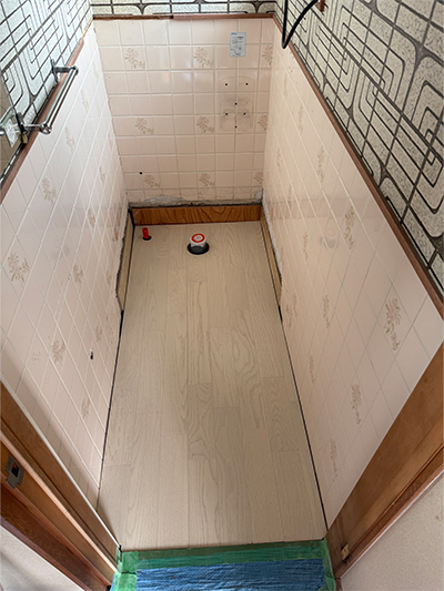 タイトル和式トイレから洋式化トイレ工事