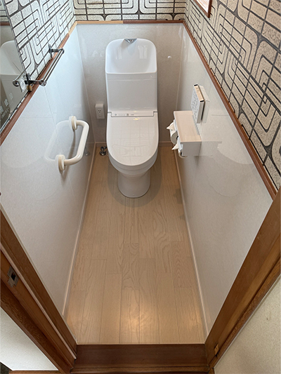 タイトル和式トイレから洋式化トイレ工事